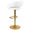 Flash Furniture 2PK White Vinyl Adjustable Height Barstool 2-CH-122070-WH-G-GG - alternate 7